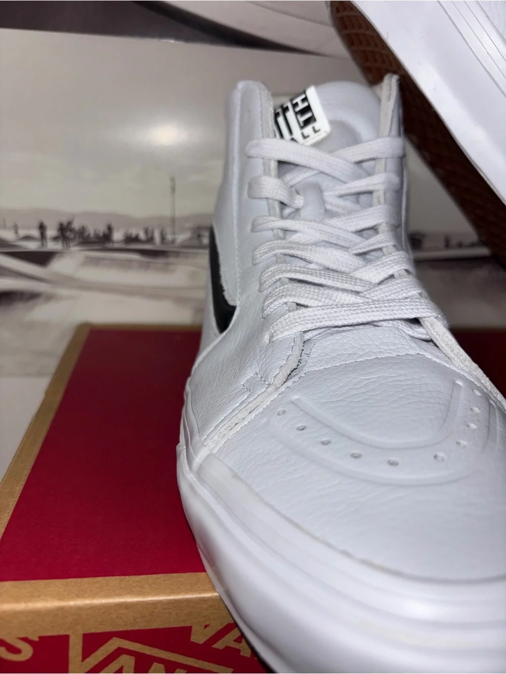 Vans Sk8-Hi XI Leather sz 8.0 Men’s 9.5 Woman